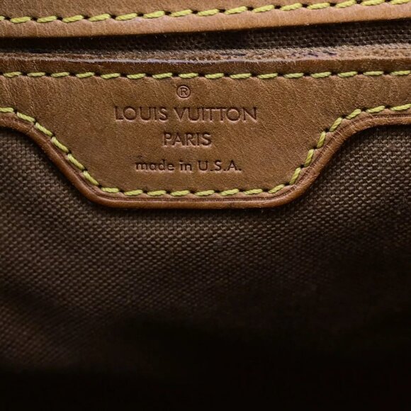 LOUIS VUITTON Montsouris GM Backpack Bag Monogram Leather Brown M51135 85YG509 main image 15